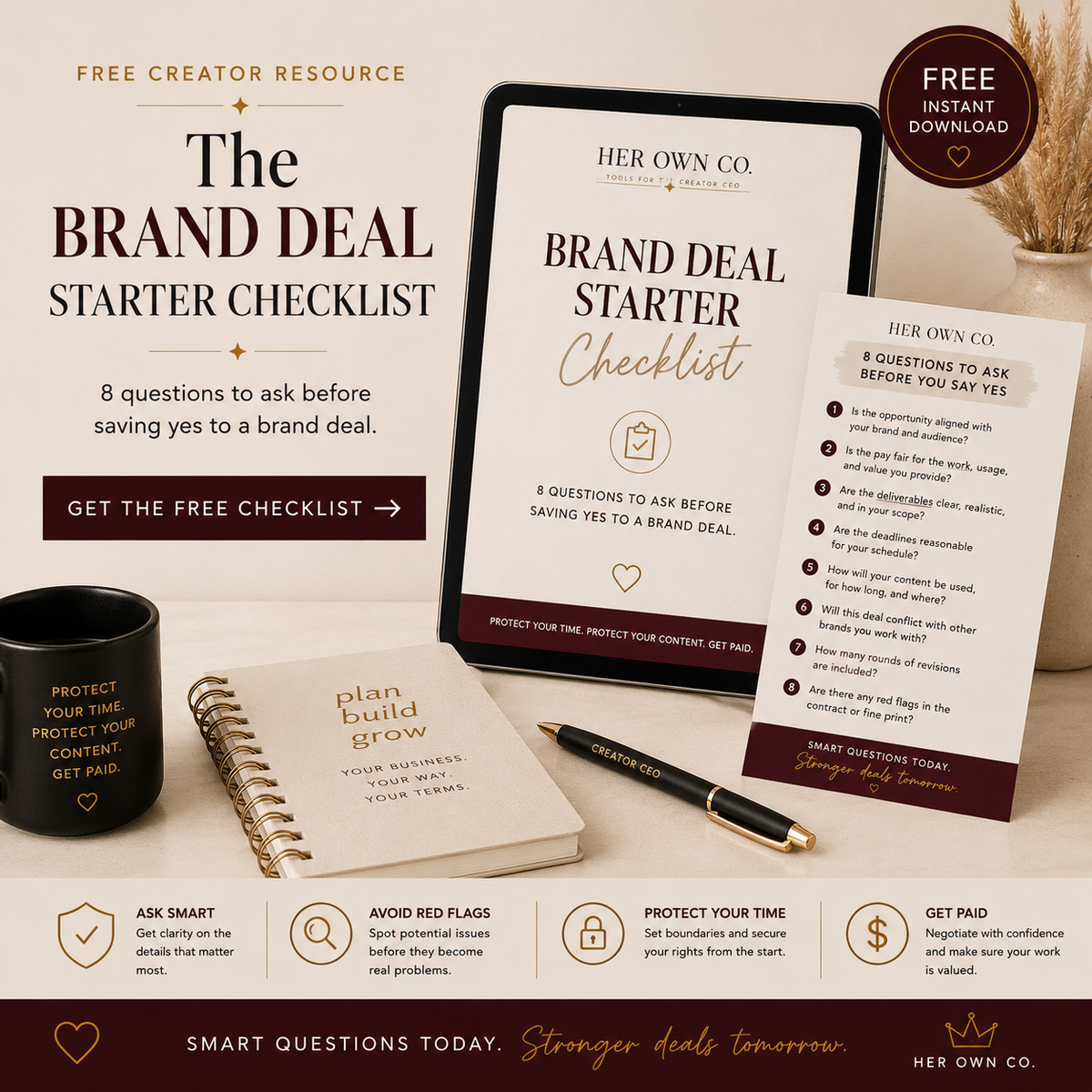 The Brand Deal Starter Checklist