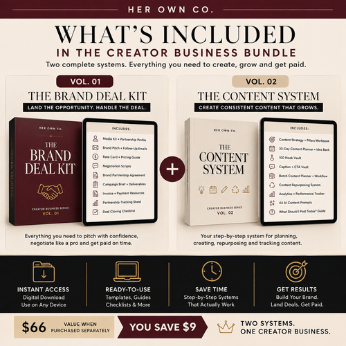 Creator Business Bundle