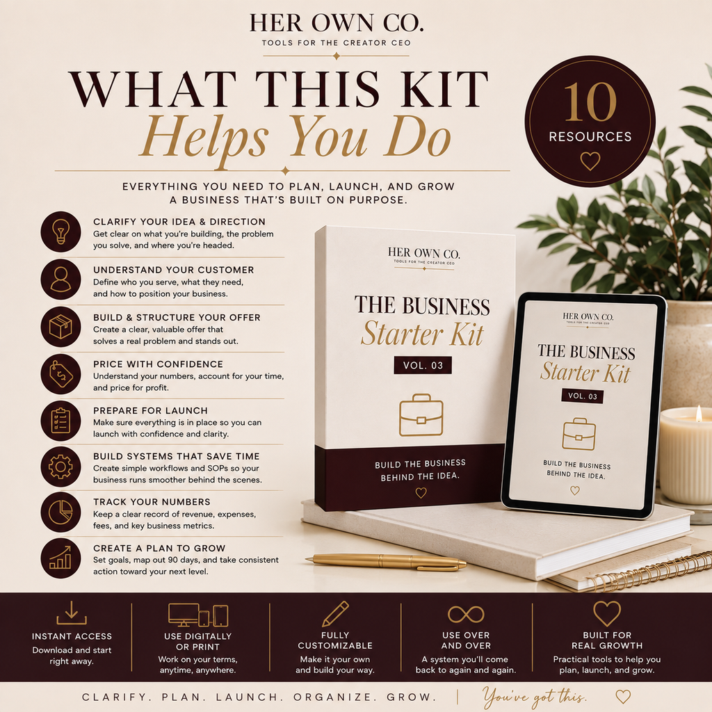 The Business Starter Kit | Vol. 03