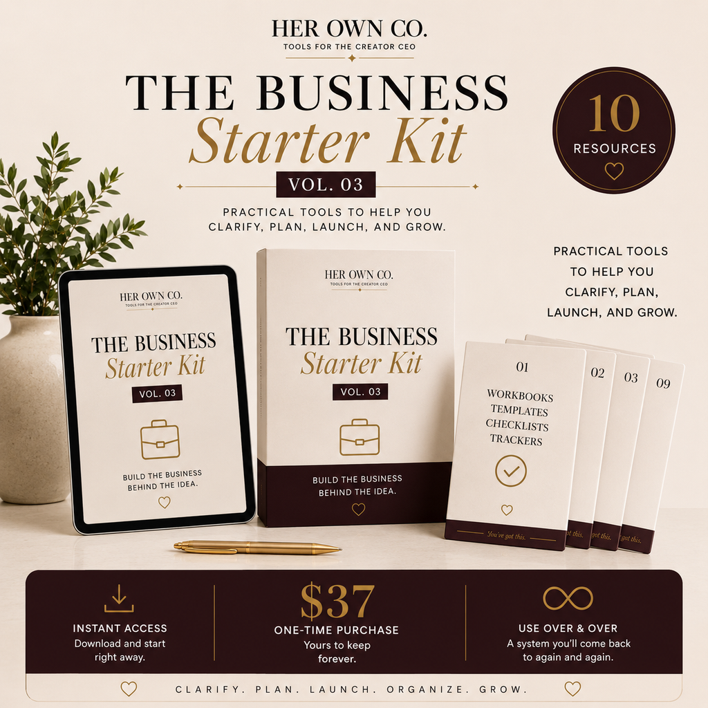 The Business Starter Kit | Vol. 03
